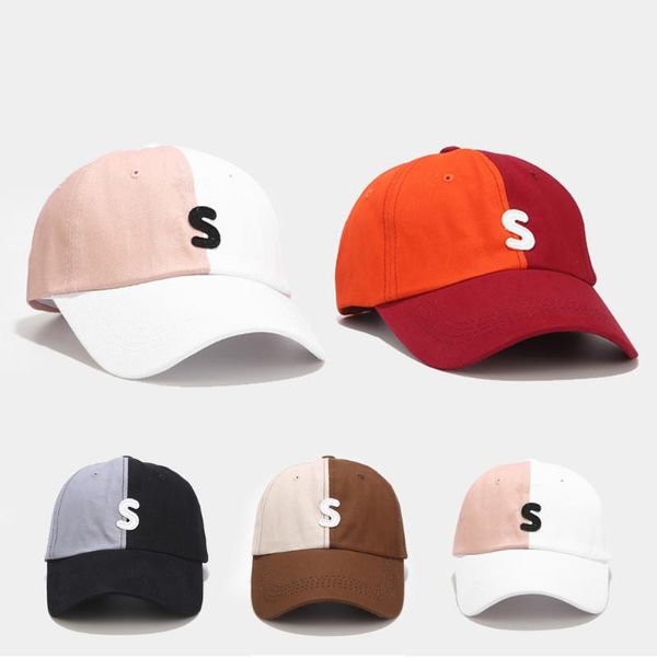 men and women lovers s lettere baseball cap patchwork adjustable 100% cotton casual baseball cap peaked sun hat hip hop caps, Black;white
men and women lovers s lettere baseball cap patchwork adjustable 100% cotton casual baseball cap peaked sun hat hip hop caps, Black;white