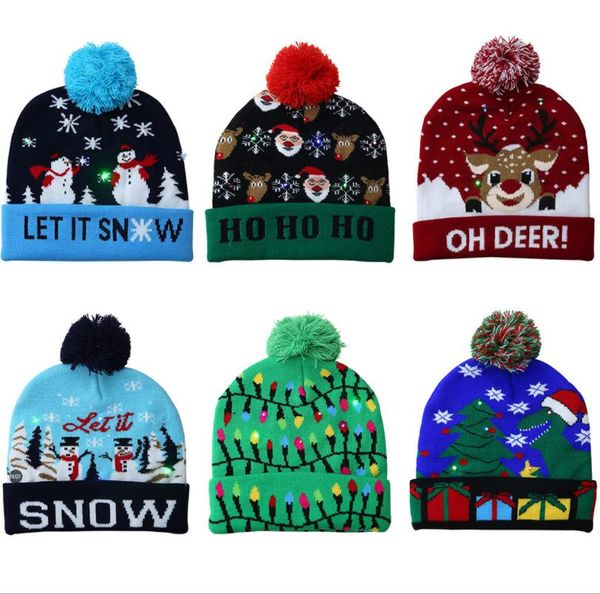 led christmas kids hats christmas hats cartoon knitted beanie hat winter boys hat girls caps baby beanies children caps, Blue;gray
led christmas kids hats christmas hats cartoon knitted beanie hat winter boys hat girls caps baby beanies children caps, Blue;gray