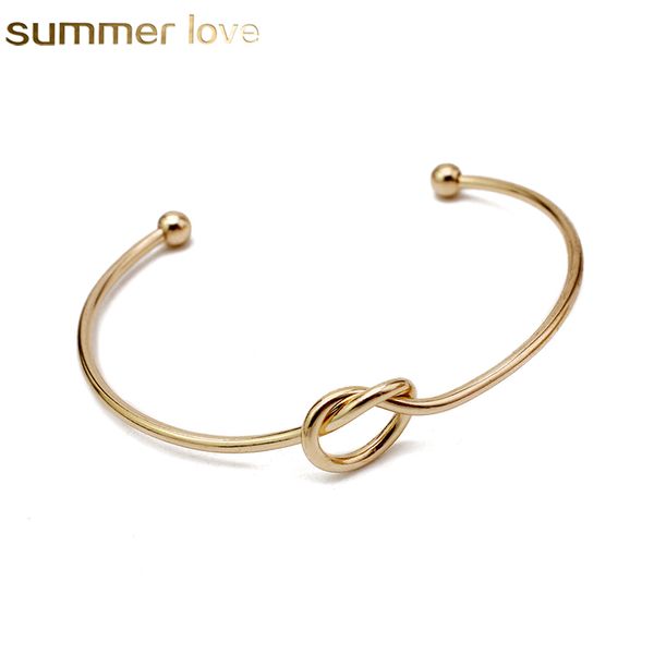 simple design tie knot bracelet bangle simple twist cuff open copper bangles jewelry adjustable fashion couple bracelets bridesmaid gift jew, Golden;silver
simple design tie knot bracelet bangle simple twist cuff open copper bangles jewelry adjustable fashion couple bracelets bridesmaid gift jew, Golden;silver