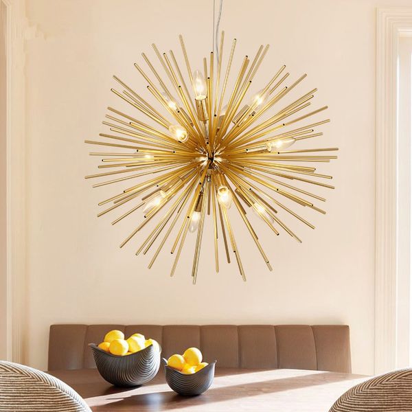 nordic artistic led aluminum dandelion chandelier golden hanging lamps decorative fixture lighting led home lights
nordic artistic led aluminum dandelion chandelier golden hanging lamps decorative fixture lighting led home lights