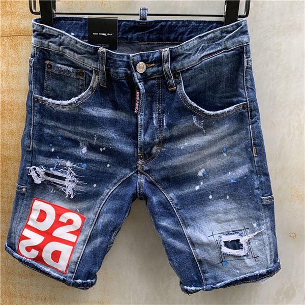 new italian brand rock holes d2 brand quality designer men denim short ripped jeans embroidery pants fashion slim breathable trousers, Blue
new italian brand rock holes d2 brand quality designer men denim short ripped jeans embroidery pants fashion slim breathable trousers, Blue