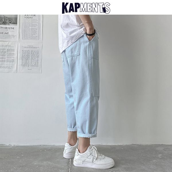 kapments men harajuku baggy jeans 2020 man streetwear high waist blue straight denim pants big pockets loose fashion harem pants
kapments men harajuku baggy jeans 2020 man streetwear high waist blue straight denim pants big pockets loose fashion harem pants