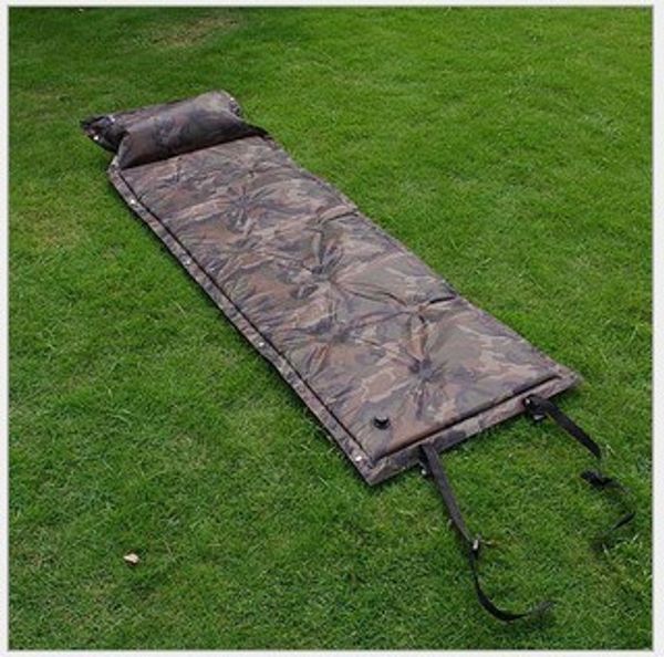 outdoor portable splicing folding single with pillow air bed camouflage automatic inflatable moisture-proof sleeping pad
outdoor portable splicing folding single with pillow air bed camouflage automatic inflatable moisture-proof sleeping pad