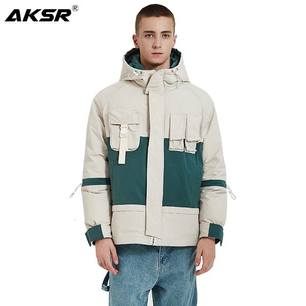 aksr 2019 men's winter down jacket coat waterproof hooded thick warm duck down jacket man puffy jackets doudoune homme plumones sh19093, Black
aksr 2019 men's winter down jacket coat waterproof hooded thick warm duck down jacket man puffy jackets doudoune homme plumones sh19093, Black