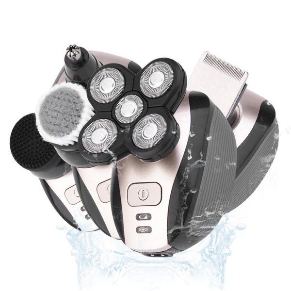 5 in 1 rechargeable electric shaver five floating heads razors hair clipper nose ear hair trimmer men facial cleaning brush
5 in 1 rechargeable electric shaver five floating heads razors hair clipper nose ear hair trimmer men facial cleaning brush