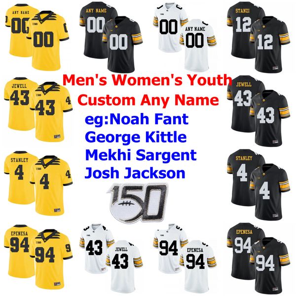 iowa hawkeyes college football jerseys men's women's noah fant jersey george kittle mekhi sargent josh jackson toren young custom, Black
iowa hawkeyes college football jerseys men's women's noah fant jersey george kittle mekhi sargent josh jackson toren young custom, Black