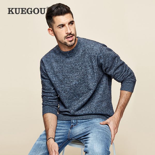 kuegou 2020 spring new plain blue sweater men pullover casual slim jumper for male wear brand knitted korean style clothes 12769, White;black
kuegou 2020 spring new plain blue sweater men pullover casual slim jumper for male wear brand knitted korean style clothes 12769, White;black