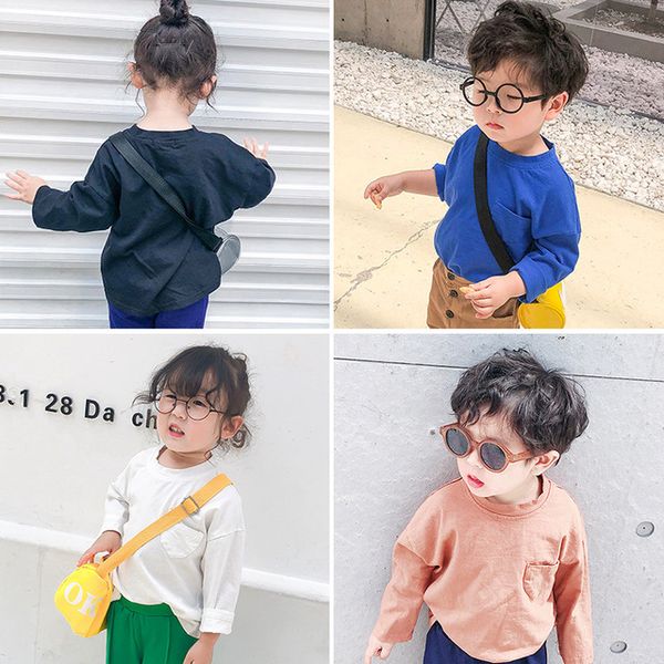 2 3 4 5 6 years baby shirts cotton solid for girls boys clothing t-shirts casual pocket long sleeve toddler kids clothes t, Blue
2 3 4 5 6 years baby shirts cotton solid for girls boys clothing t-shirts casual pocket long sleeve toddler kids clothes t, Blue