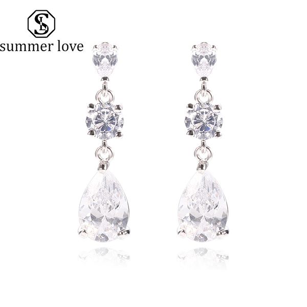 new waterdrop cubic zirconia dangle earring for women girl elegant cz 925 silver rose gold silver drop earring bride wedding party jewelry
new waterdrop cubic zirconia dangle earring for women girl elegant cz 925 silver rose gold silver drop earring bride wedding party jewelry