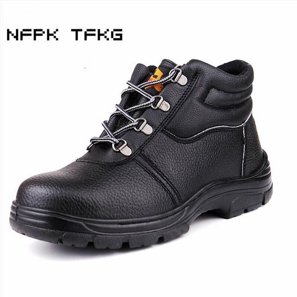 big size men casual steel toe caps work safety cotton shoes cow leather anti-pierce ankle snow security boots protect footwear, Black
big size men casual steel toe caps work safety cotton shoes cow leather anti-pierce ankle snow security boots protect footwear, Black