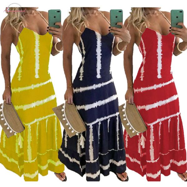 2020 new women summer boho long maxi dress ladies womens evening party beach dresses fashion summer striped sundress vestidos verano, Black;gray
2020 new women summer boho long maxi dress ladies womens evening party beach dresses fashion summer striped sundress vestidos verano, Black;gray