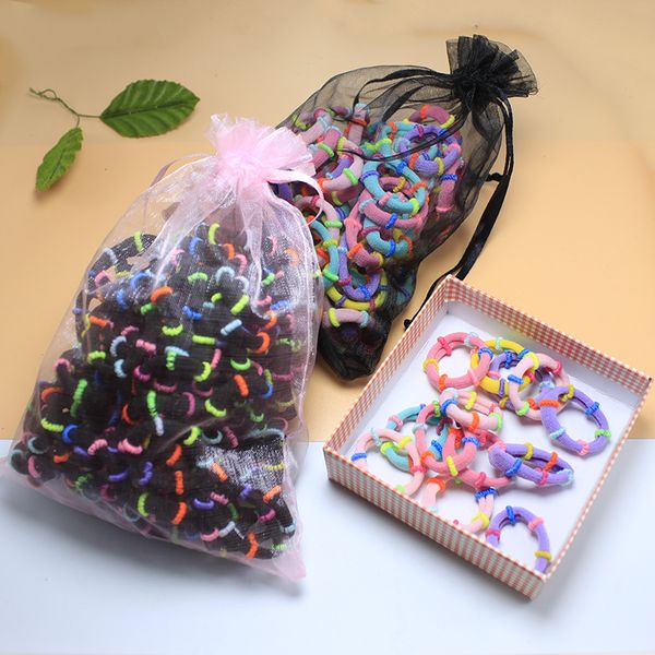 100pc colorful organza bag girls elastic hair bands bamboo joint creative rubber headbands hair accessories ring gum holder, Slivery;white
100pc colorful organza bag girls elastic hair bands bamboo joint creative rubber headbands hair accessories ring gum holder, Slivery;white