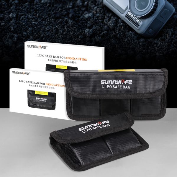 for dji osmo action explosion-proof lipo safe bag battery protective storage bag for dji osmo action loadable 2 / 3 batteries
for dji osmo action explosion-proof lipo safe bag battery protective storage bag for dji osmo action loadable 2 / 3 batteries