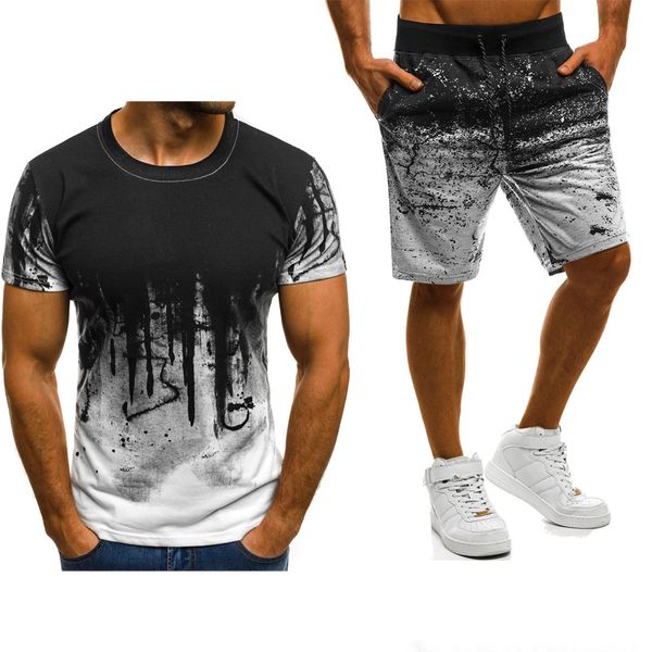 new 2020 summer men's short sleeve gradient casual fashion simple atmosphere cotton crew neck t-shirt+pants suit 2pcs h
new 2020 summer men's short sleeve gradient casual fashion simple atmosphere cotton crew neck t-shirt+pants suit 2pcs h
