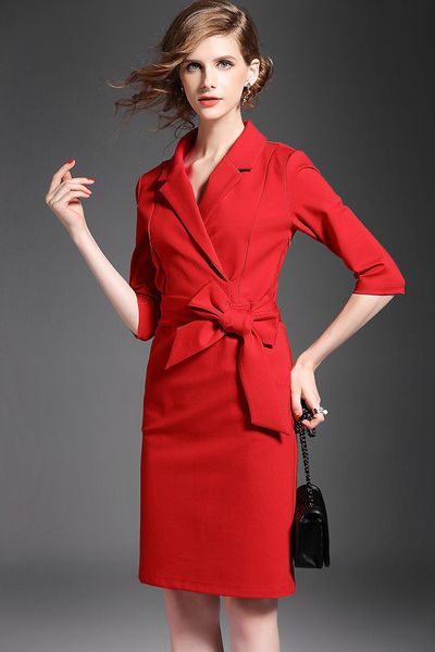 2019 career dress 2 colours bodycon skirts women high-end elegant lace suit collar street style dresses 3/4 sleeve hip dress, Black;pink
2019 career dress 2 colours bodycon skirts women high-end elegant lace suit collar street style dresses 3/4 sleeve hip dress, Black;pink