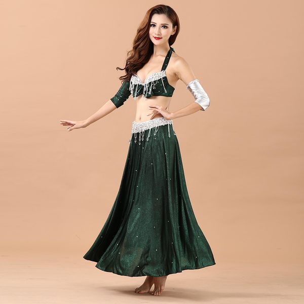 female india belly dance clothes women morden dancer stage performance costumes 3 piece bra + belt +skirt sets, Black;red
female india belly dance clothes women morden dancer stage performance costumes 3 piece bra + belt +skirt sets, Black;red