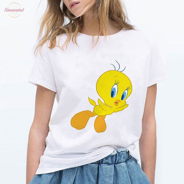 new looney tunes tweety bird women t shirts funny vogue harajuku streetwear plus size roupas feminina, White
new looney tunes tweety bird women t shirts funny vogue harajuku streetwear plus size roupas feminina, White