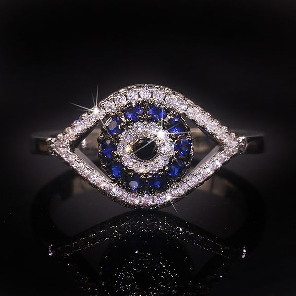 cute female crystal blue stone ring charm silver color wedding rings for women punk zircon evil eye engagement ring, Slivery;golden
cute female crystal blue stone ring charm silver color wedding rings for women punk zircon evil eye engagement ring, Slivery;golden