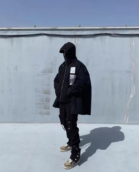 high street trousers casual side-breasted zipper pants multi-pocket sweatpants pants mens long fashion far.archive wwakv, Black
high street trousers casual side-breasted zipper pants multi-pocket sweatpants pants mens long fashion far.archive wwakv, Black