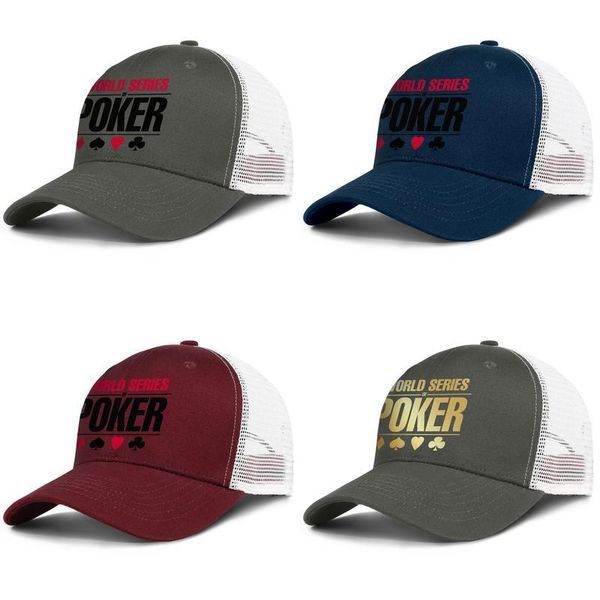 world series of poker main event for men and women adjustable trucker meshcap design sports custom trendy baseballhats flash gold pink, Blue;gray
world series of poker main event for men and women adjustable trucker meshcap design sports custom trendy baseballhats flash gold pink, Blue;gray