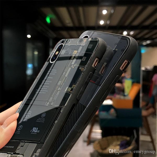 luxury designer h9 tempered glass case for iphone 11 pro x xr xs max 7 8 6 6s plus disassemble circuit board pattern back cover
luxury designer h9 tempered glass case for iphone 11 pro x xr xs max 7 8 6 6s plus disassemble circuit board pattern back cover