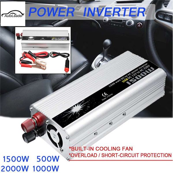 autoleader car inverter 500w/1000w car inverter dc 12v to ac 220v power charger converter
autoleader car inverter 500w/1000w car inverter dc 12v to ac 220v power charger converter