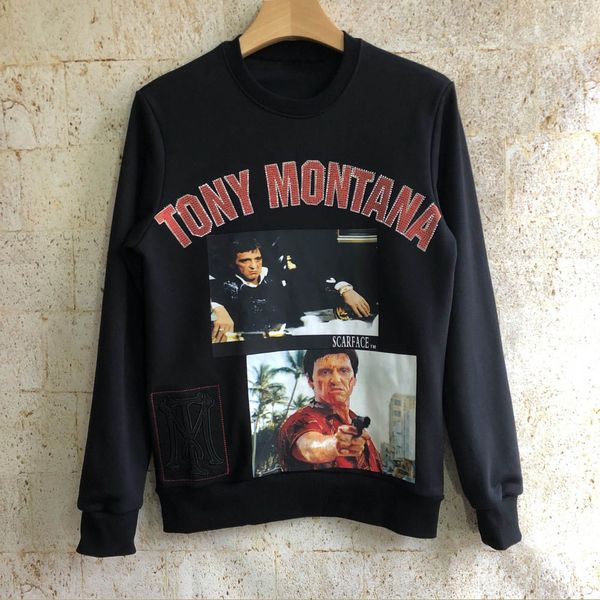 mens designer shining rhinestone scarface hoodie fashion sweatshirt casual men women pullover couple street sweater quality, Black
mens designer shining rhinestone scarface hoodie fashion sweatshirt casual men women pullover couple street sweater quality, Black