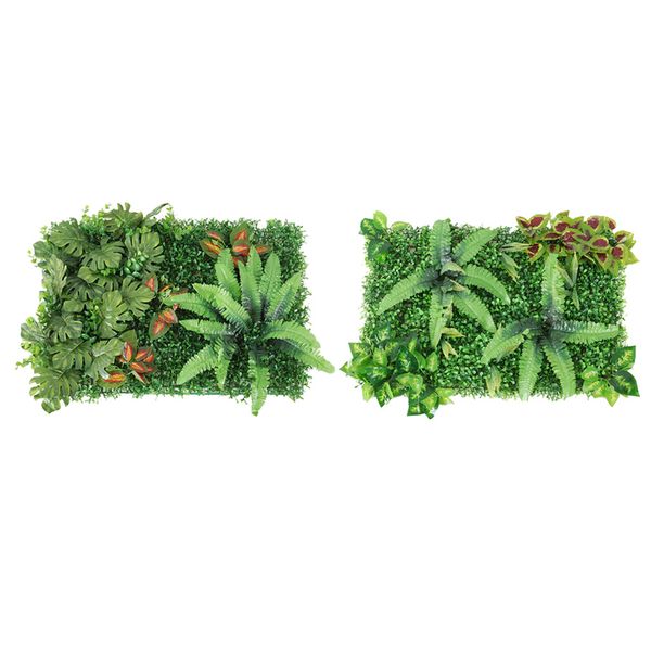 2pcs artificial plants foliage hedge grass mat greenery panels decor wall fence
2pcs artificial plants foliage hedge grass mat greenery panels decor wall fence