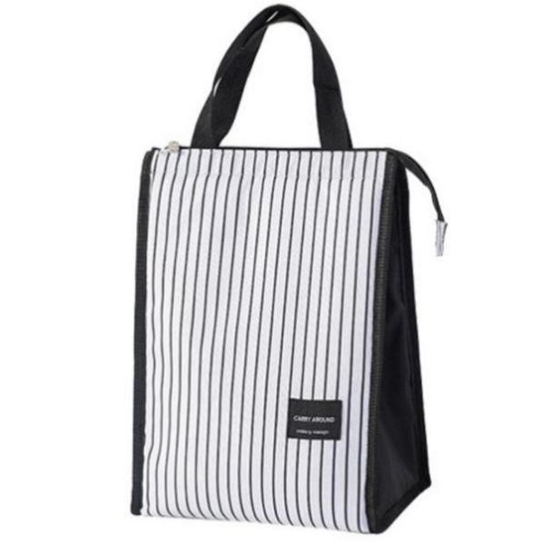 simple striped daily picnic picnic bag portable insulation lunch bag hand, Blue;pink
simple striped daily picnic picnic bag portable insulation lunch bag hand, Blue;pink