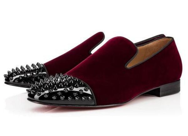 2019 new brand red bottom loafers luxury party wedding shoes designer black patent leather suede dress shoes for mens slip on flats c04
2019 new brand red bottom loafers luxury party wedding shoes designer black patent leather suede dress shoes for mens slip on flats c04