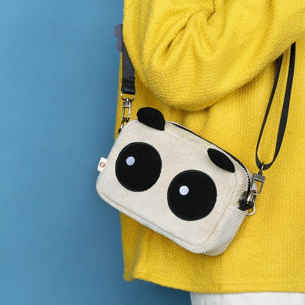 messenger bag female 2020 new corduroy cute bag student wild shoulder small square