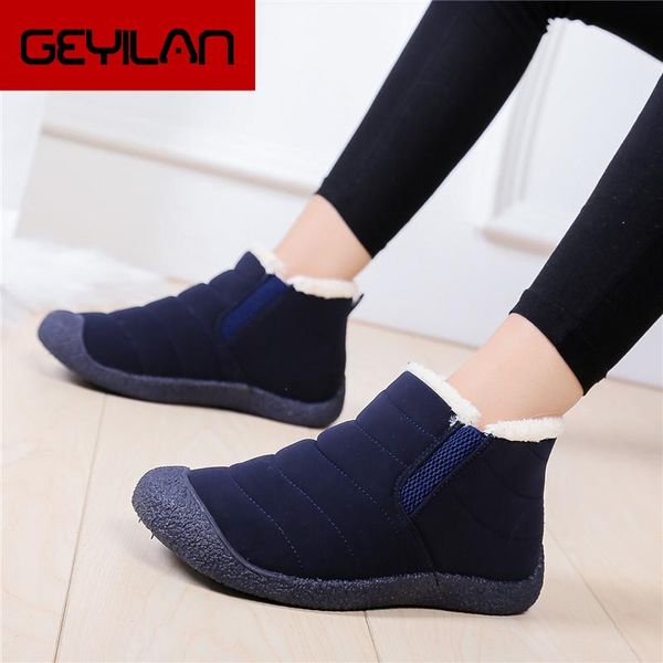 women's boots waterproof winter shoes ladies snow boots platform to keep warm ankle winter botas mujer 2019 oversized 46, Black
women's boots waterproof winter shoes ladies snow boots platform to keep warm ankle winter botas mujer 2019 oversized 46, Black