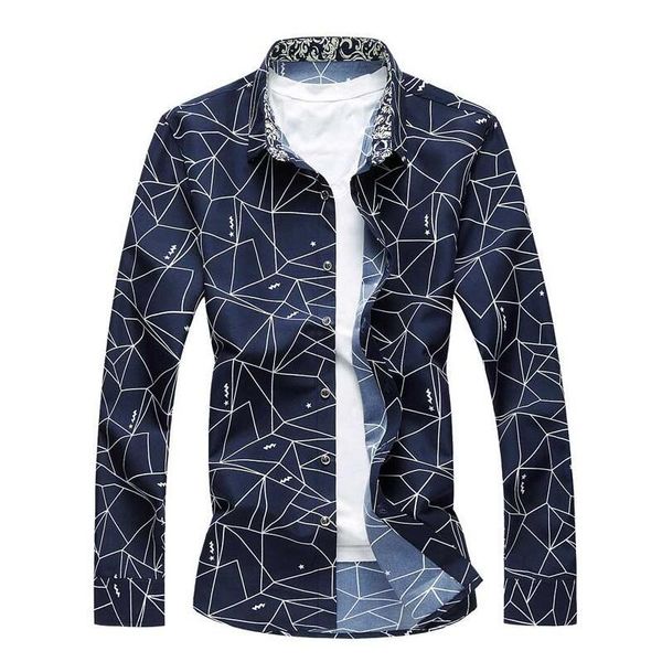fashion brand spring autumn men clothes slim fit mens long sleeve shirts fashion geometric pattern casual shirt dress shirts 7xl, White;black
fashion brand spring autumn men clothes slim fit mens long sleeve shirts fashion geometric pattern casual shirt dress shirts 7xl, White;black