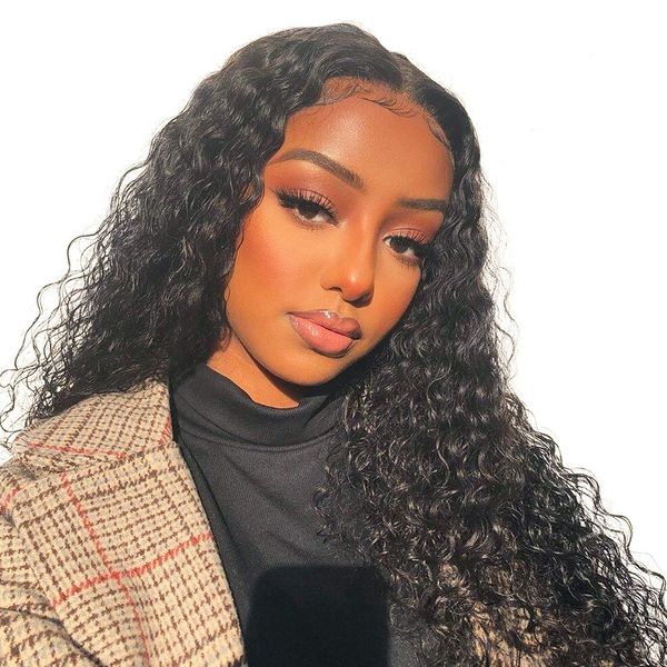 lace front human hair wigs water wave remy hair wig 130 density pre plucked hairline peruvian curly hair wig, Black;brown
lace front human hair wigs water wave remy hair wig 130 density pre plucked hairline peruvian curly hair wig, Black;brown