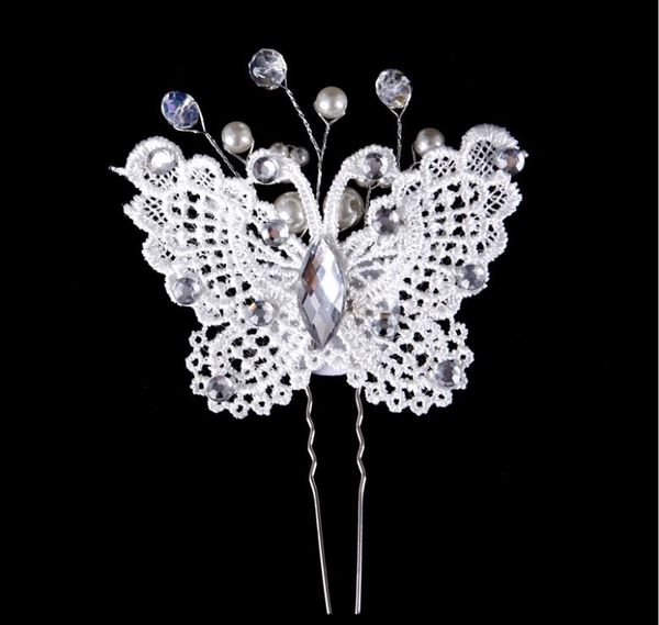 свадебная бабочка волос булочка ручной работы жемчуг скорпион аксессуары свадебные украшения волос булочка, Silver 
свадебная бабочка волос булочка ручной работы жемчуг скорпион аксессуары свадебные украшения волос булочка, Silver