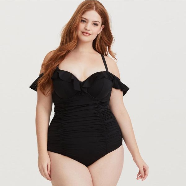 плюс размер женщин цельный купальник с плеча рябить monokini push up swimsuit ruched для похудения 2019 урожай пляж купальный костюм, White;black
плюс размер женщин цельный купальник с плеча рябить monokini push up swimsuit ruched для похудения 2019 урожай пляж купальный костюм, White;black