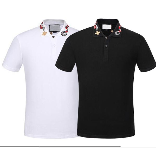 Spring Luxury Italy Tee T-Shirt Designer Polo Shirts High Street Embroidery Garter Snakes Little Bee Printing Clothing Mens Brand Polo Shirt
Spring Luxury Italy Tee T-Shirt Designer Polo Shirts High Street Embroidery Garter Snakes Little Bee Printing Clothing Mens Brand Polo Shirt