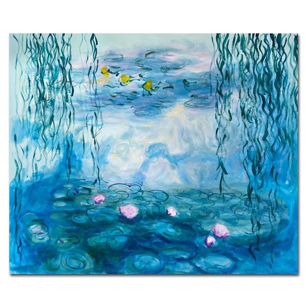 hand painted monet lotus pond oil painting wall art for living room home wall canvas art handmade impression painting monet art
hand painted monet lotus pond oil painting wall art for living room home wall canvas art handmade impression painting monet art