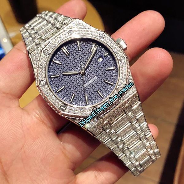 new version 41mm 15452bc.zz.1258bc.01 automatic movement silver diamond case blue dial sapphire surface mens sports watch diamond strap, Slivery;brown
new version 41mm 15452bc.zz.1258bc.01 automatic movement silver diamond case blue dial sapphire surface mens sports watch diamond strap, Slivery;brown