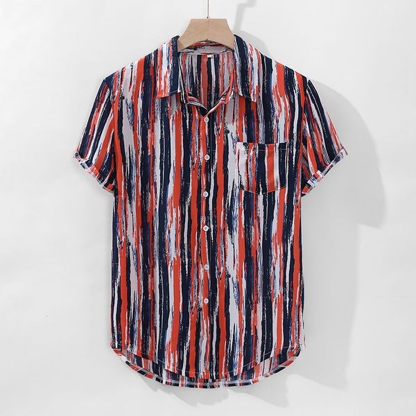 mens hawaiian shirt male casual printed mens striped printed loose short sleeve causal breathable turn down collar shirt -3xl, White;black
mens hawaiian shirt male casual printed mens striped printed loose short sleeve causal breathable turn down collar shirt -3xl, White;black