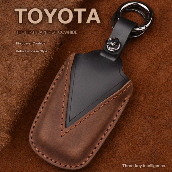 Новая кожа коровы ключ автомобиля крышка 3 Кнопка ключа чехол для Toyota Camry CHR Prius Coroll
Новая кожа коровы ключ автомобиля крышка 3 Кнопка ключа чехол для Toyota Camry CHR Prius Coroll