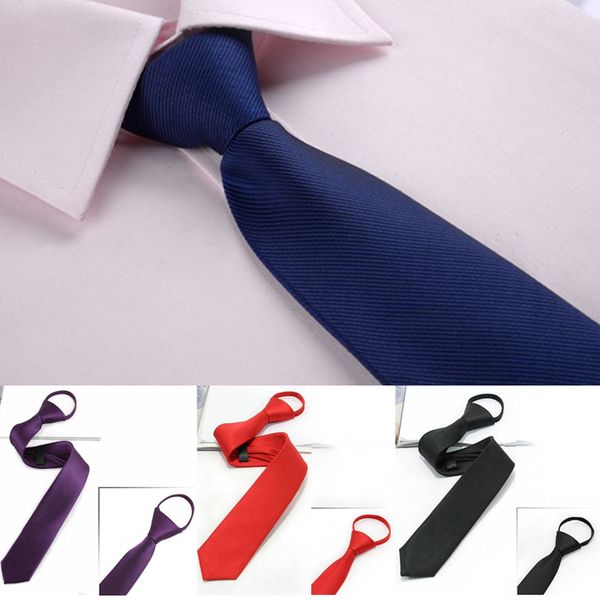 1pc pre-tied shiny male zipper ties for men boys girls slim narrow necktie solid red black navy blue color 5cm width necktie, Black;gray
1pc pre-tied shiny male zipper ties for men boys girls slim narrow necktie solid red black navy blue color 5cm width necktie, Black;gray