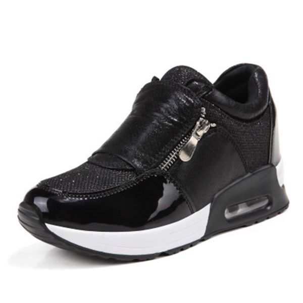 womentoning shoes zip inner height 2cm swing sneakers new thick-sole 4cm light female comfortable, Black;yellow
womentoning shoes zip inner height 2cm swing sneakers new thick-sole 4cm light female comfortable, Black;yellow