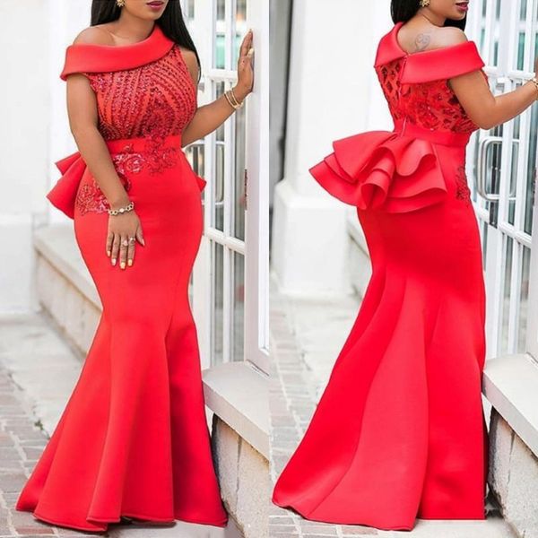 graceful red one shoulder prom dress robes de soirée african floor length sequins zipper sleeveless mermaid vestidos de fiesta, Black
graceful red one shoulder prom dress robes de soirée african floor length sequins zipper sleeveless mermaid vestidos de fiesta, Black