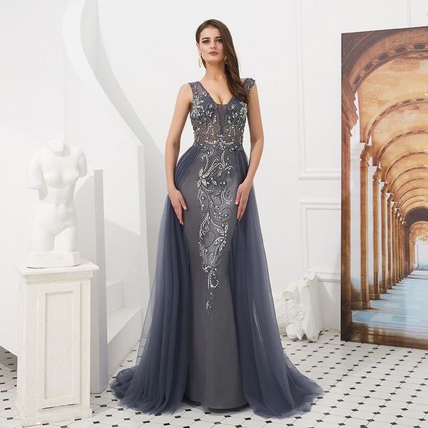 mf001 chic v-neck sleeveless grey burgundy dresses prom crystals major beading long evening dresses with waterfall skirt women fancy dress, Black;red
mf001 chic v-neck sleeveless grey burgundy dresses prom crystals major beading long evening dresses with waterfall skirt women fancy dress, Black;red