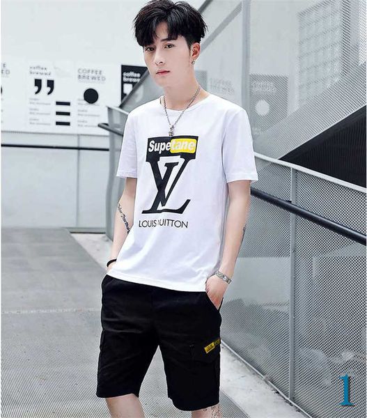 men's tracksuits designer casual two-piece suit fashion summer breathable brand loose luxury mens cloth cotton blend 16 colors wholesal, Gray
men's tracksuits designer casual two-piece suit fashion summer breathable brand loose luxury mens cloth cotton blend 16 colors wholesal, Gray