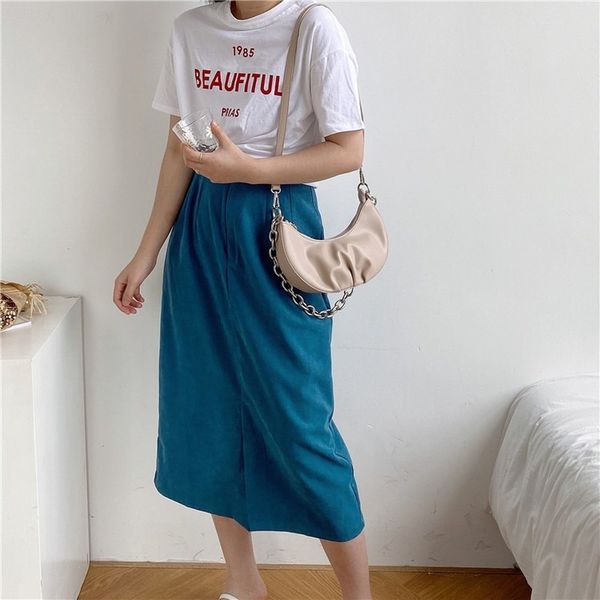 2020 new shoulder bag women's casual fashion korean version of solid color portable chain armpit bag
2020 new shoulder bag women's casual fashion korean version of solid color portable chain armpit bag