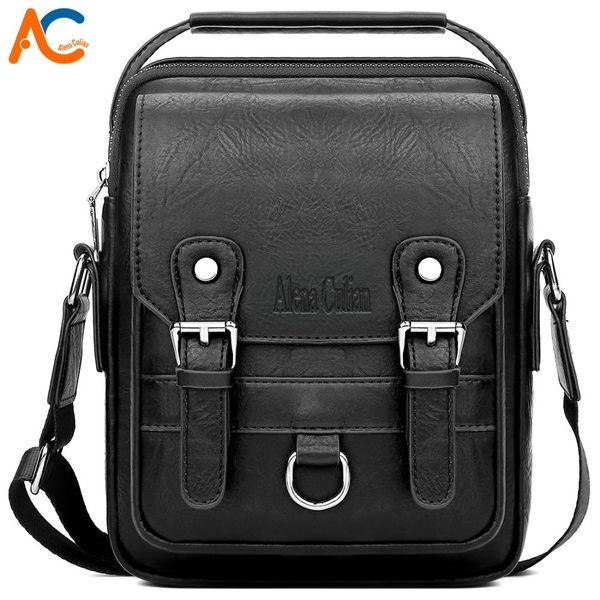 alena culian new casual leather men's business messenger bag zipper hasp design open handbags for men black flap shoulder bags
alena culian new casual leather men's business messenger bag zipper hasp design open handbags for men black flap shoulder bags