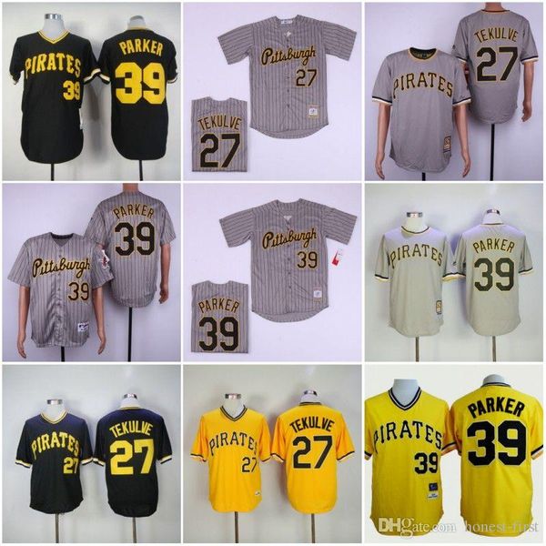 Cheap Pittsburgh 27# Tekulve 39# Parker Black Grey Yellow Retro Baseball throwback News Shirt Stitched
Cheap Pittsburgh 27# Tekulve 39# Parker Black Grey Yellow Retro Baseball throwback News Shirt Stitched