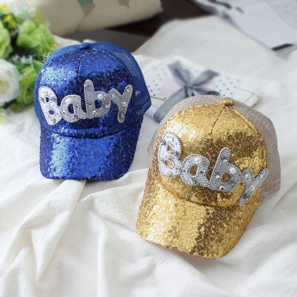 spring and summer children's hat trend girl's cap sequins little girl's baseball cap summer sun visor, Blue;gray
spring and summer children's hat trend girl's cap sequins little girl's baseball cap summer sun visor, Blue;gray
